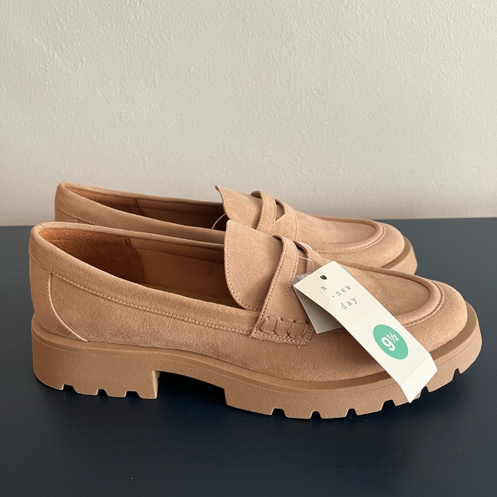 NWT A New Day Archie Lug Sole Loafer Flats